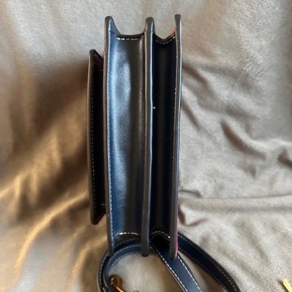 Maroon and Navy Cross body genuine leather - Picture 4 of 8